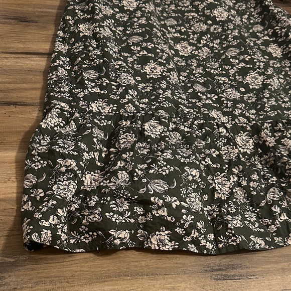 Hatch Forest Green Floral Long Sleeve Maternity Dress - Picture 3 of 5